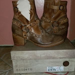 BED|STU OCTANE BOOT with side zipper